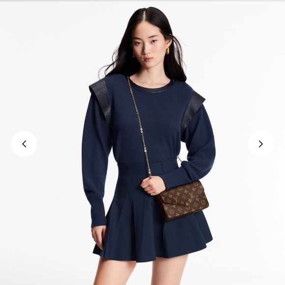 Louis Vuitton Pochette Félicie Flap Pouch Monogram Canvas Fuchsia Microfiber - Picture 7 of 8